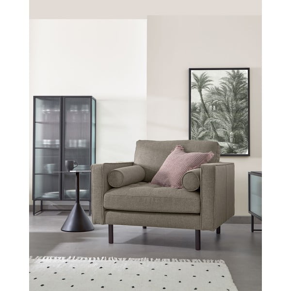 Must terasest vitriinkapp 70x143x41 cm Trixie - Kave Home-image-3