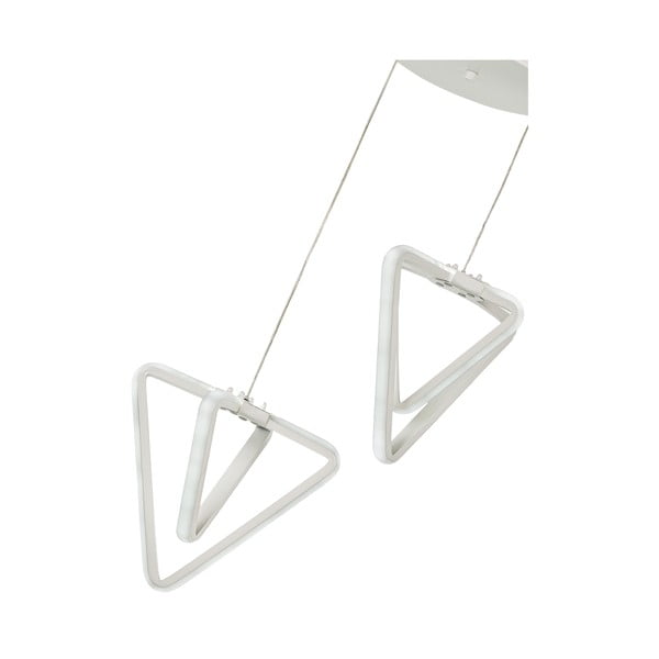 Valge metallist LED rippvalgusti ø 20 cm Baris - Squid Lighting-image-3