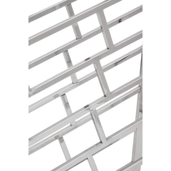 Hõbedane läikiv metallist veiniriiul 24 pudelile Barolo - Premier Housewares-image-2