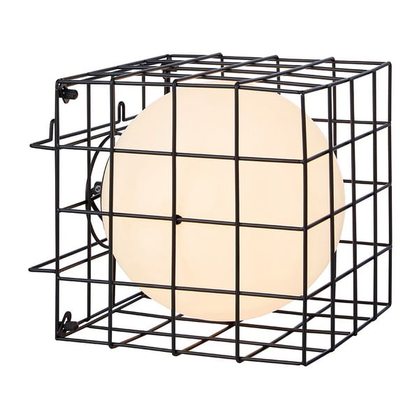 Černé nástěnné svítidlo Markslöjd Cage