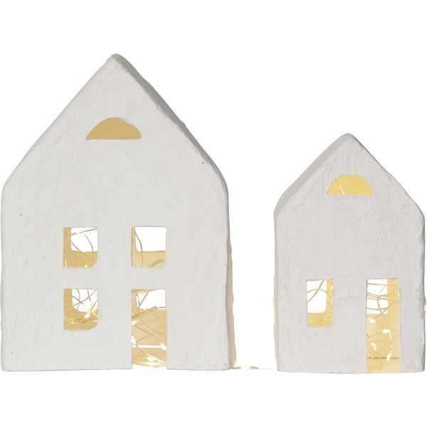 Valge jõuluvalgustus 2 tk Plain - Star Trading