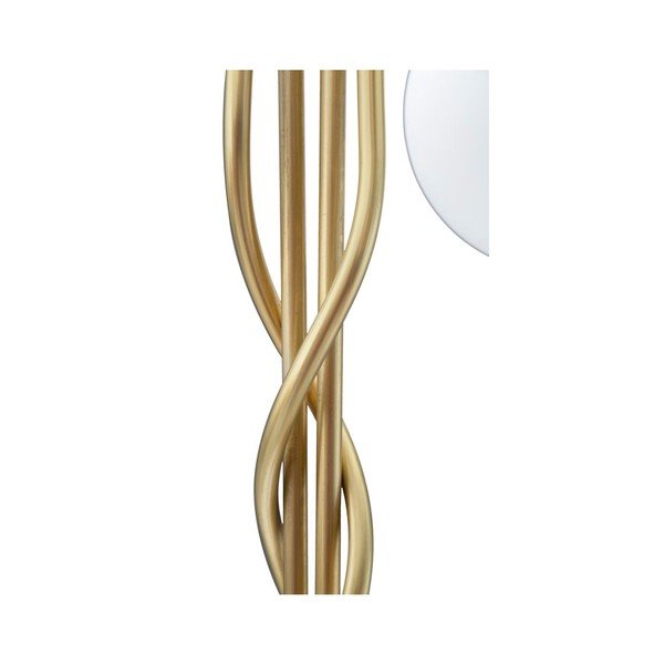 Valge/kuldne põrandalamp klaasist varjuga (kõrgus 176 cm) Glamy – Mauro Ferretti-image-4