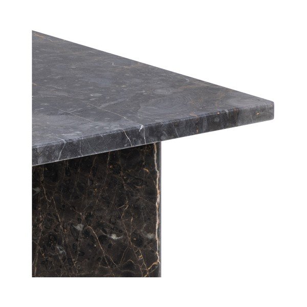 Pruun marmorist diivanilaud 90x90 cm Vega - Actona-image-3