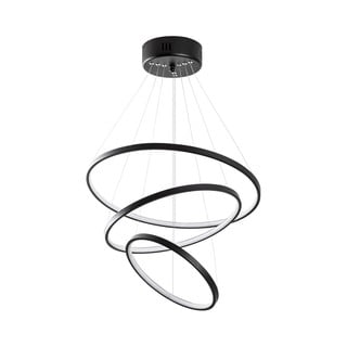 Must LED rippvalgusti ø 50 cm Simit - Opviq lights