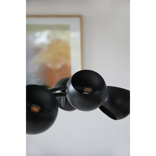 Must rippvalgusti metallist varjuga Edgar - Markslöjd-image-1