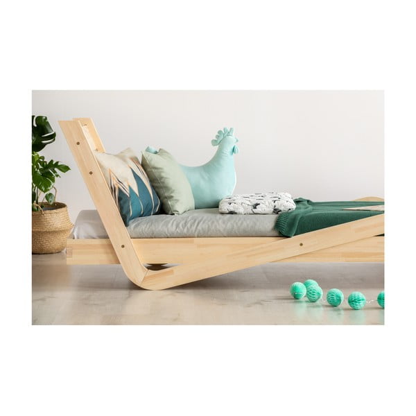 Laste voodi männipuidust Zigzag, 80 x 200 cm - Adeko-image-4