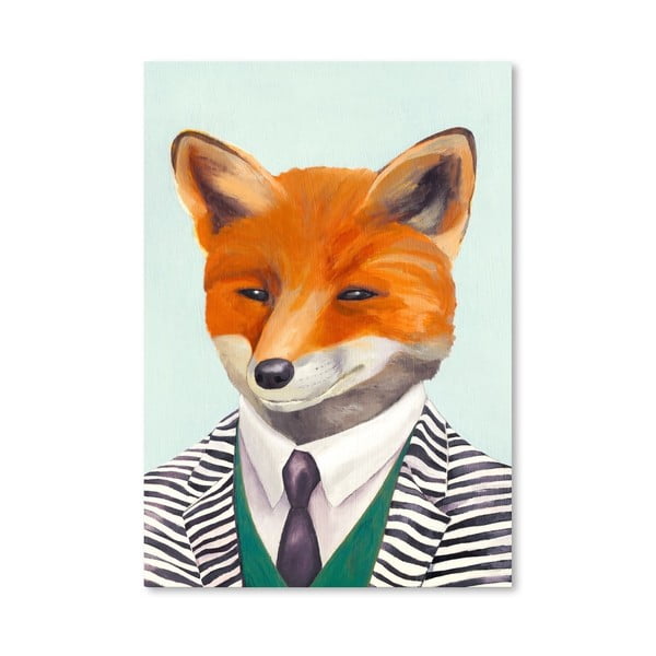 Plakát Fox, 30x42 cm