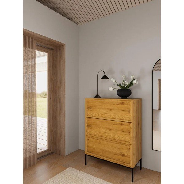 Tammepuust kummut naturaalses värvitoonis 80x110x40 cm Palmdale - Actona-image-1