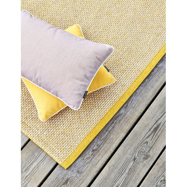 Sinepikollane sise/välisvaip 60x125 cm Effi Mustard – Pappelina-image-3