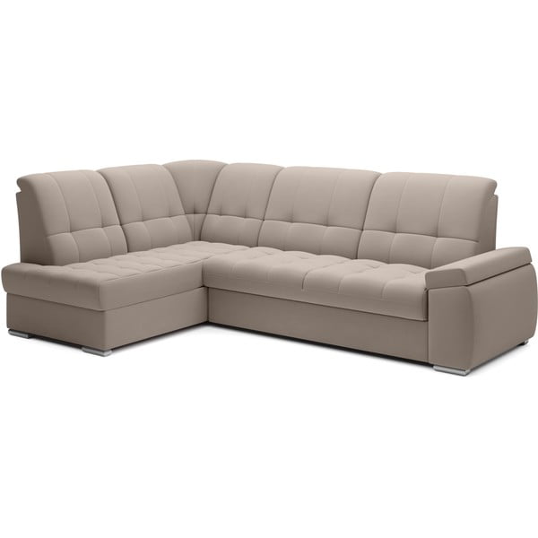 Beež sametist lahtikäiv/sahtliga nurgadiivan (vasak nurk/L-kujuline) Sado – ELTAP-image-2