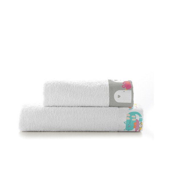 Komplekt 2 puuvillast beebirätikut Cat & Mouse - Moshi Moshi