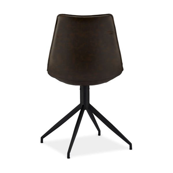 Tumepruunid pöörlevad söögitoolid 2tk komplektis Isabel - Furnhouse-image-2