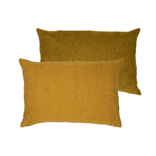 Kõrge puuvillasisaldusega kollane padi Klara, 40 x 60 cm - Södahl-image-2