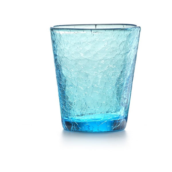 Set 6 ks sklenic Fade Ice, modrý