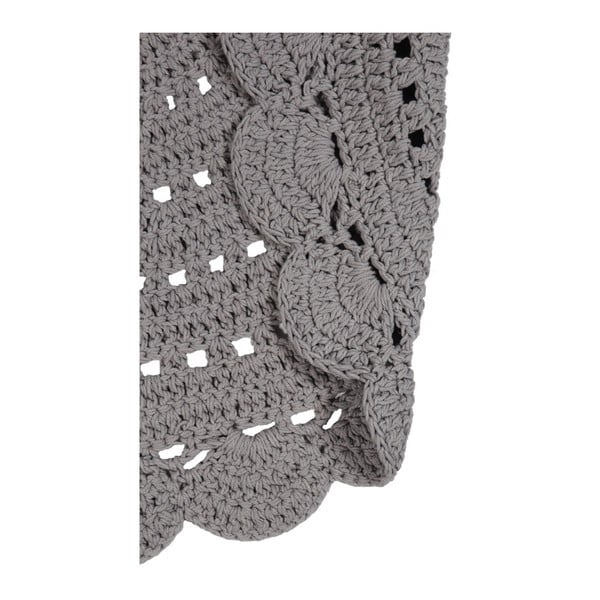 Hall käsitsi kootud puuvillane vaip , ⌀ 120 cm Alma - Nattiot-image-2