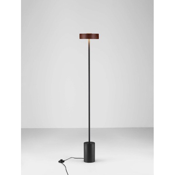 Must/tume naturaalsest metallist LED-põrandalamp (kõrgus 135 cm) Thea - Nova Luce-image-4
