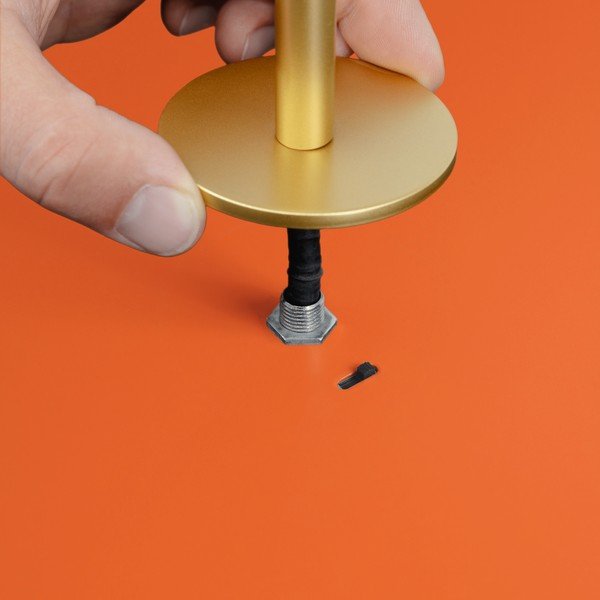 Oranž dimmerdatav LED-rippvalgusti metallist varjuga ø 31 cm Asteria Plus - UMAGE-image-4