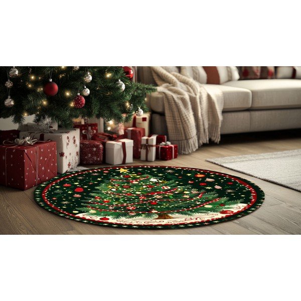 Ümmargune jõulupuuvaip ø 120 cm - Conceptum Hypnose-image-2