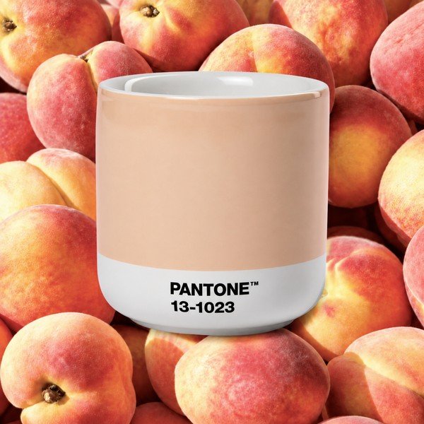 Oranž keraamiline termokruus 175 ml Cortado Peach Fuzz 13-1023 - Pantone-image-1