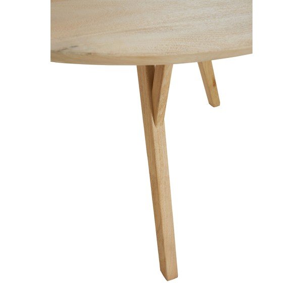 Ümmargune mangopuidust söögilaud ø 120 cm Quenza - Light & Living-image-4