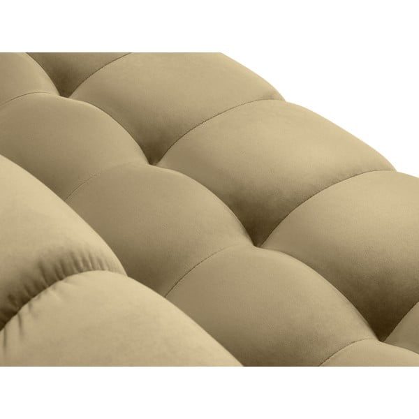 Beež sametist nurgadiivan , vasakpoolne nurk Bali - Cosmopolitan Design-image-1