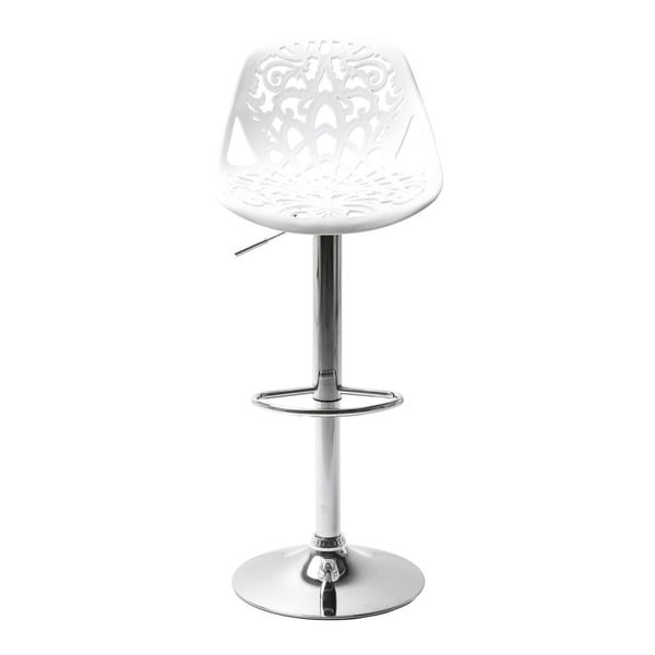 Bílá barová židle Kare Design Ornament 