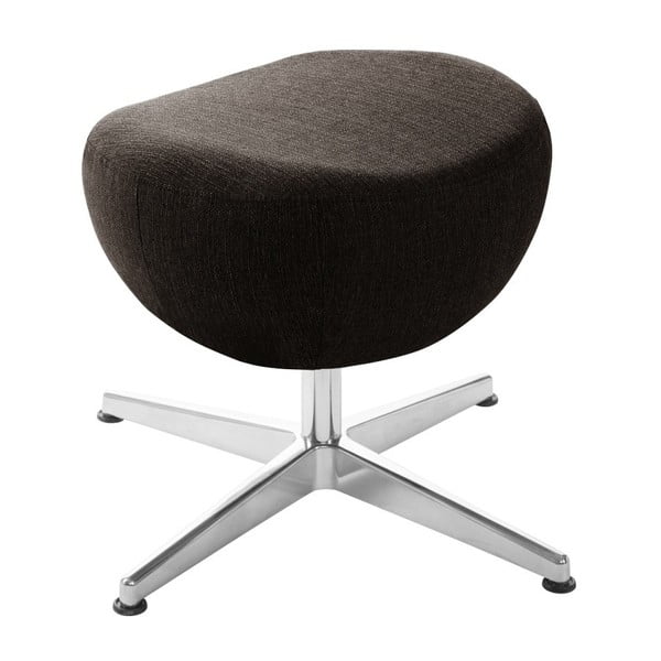Tmavě hnědá otočná stolička/podnožka My Pop Design Indiana