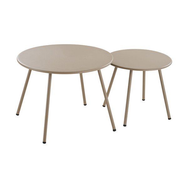 Beež polsterdatud aiamööbli komplekt neljale Nilo - House Nordic-image-4