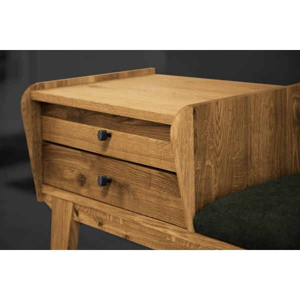 Tammepink sahtlitega ja rohelise istmega Retro - The Beds-image-4