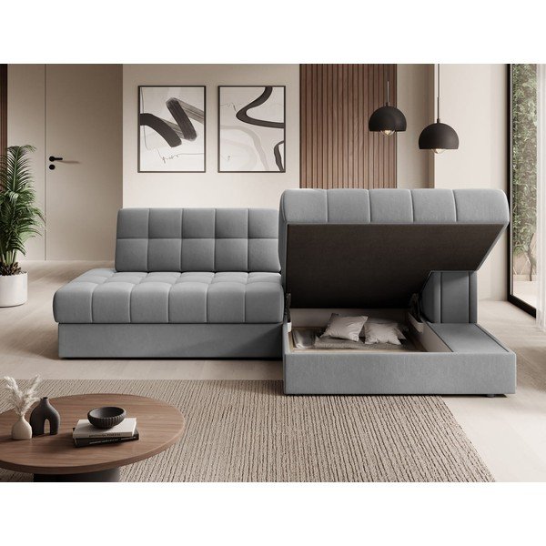 Hall sametist nurgadiivanvoodi (parem nurk/diivanvoodiga) Blezalt - ELTAP-image-4