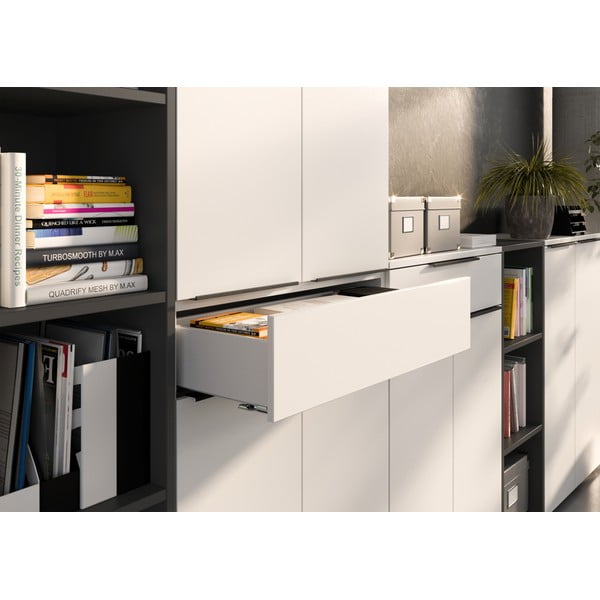 Valge riidekapp 81x197 cm Mailand - Germania-image-1