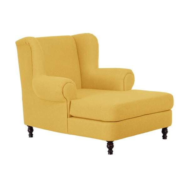 Žluté křeslo ušák Max Winzer Mareille Yellow-image-3