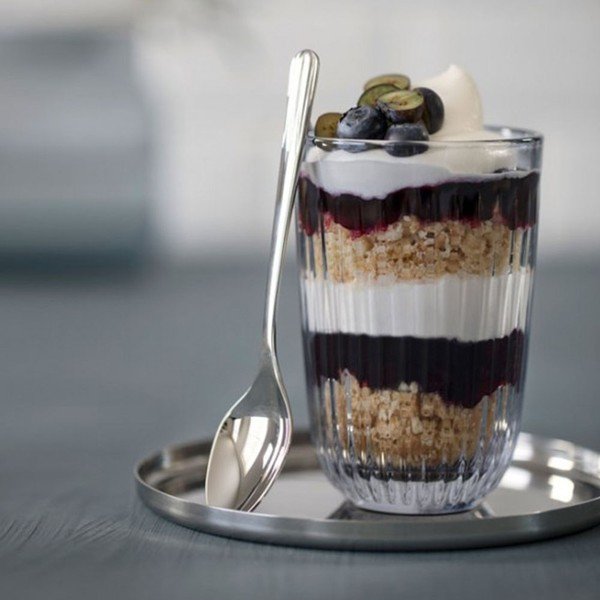 Sada 2 modrých skleněných sklenic Kähler Design Hammershoi, 330 ml-image-1