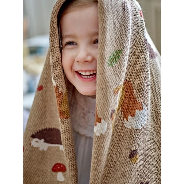 Pruun lastetekk 130x160 cm Fall - Bloomingville Mini-image-2