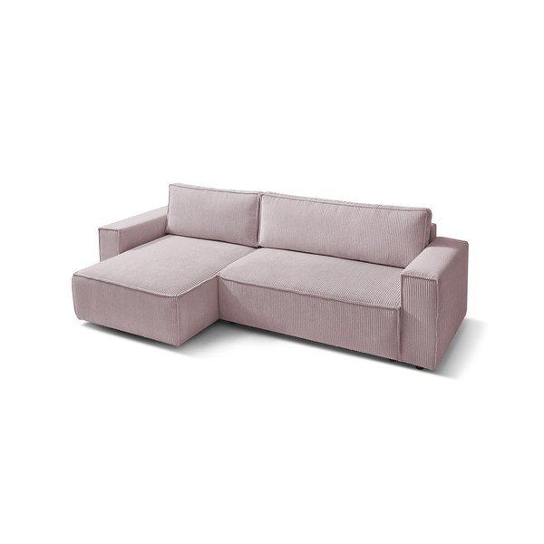 Heleroosa velvetist nurgadiivanvoodi, muutuv Nihad - Bobochic Paris-image-4