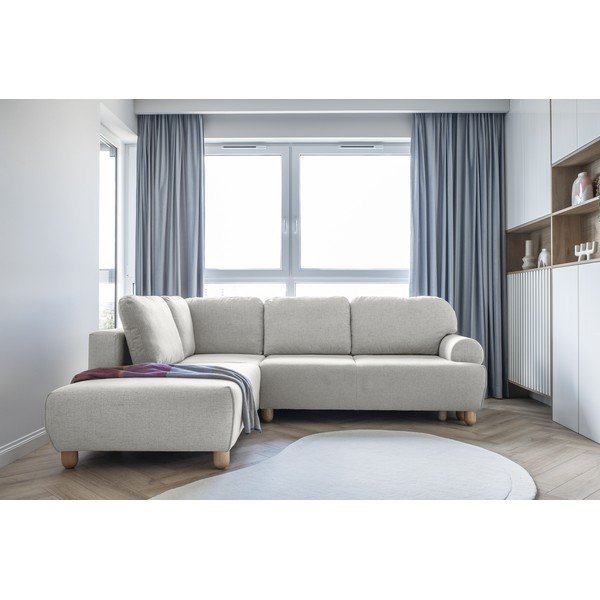 Kreemikas nurgadiivan (vasakpoolne nurk) Bouncy Olli - Miuform-image-3