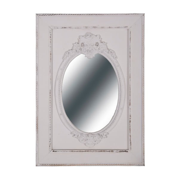 Bílé nástěnné zrcadlo Antic Line