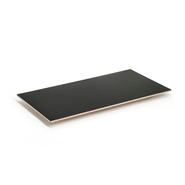 Černá deska k podnožím Master & Master Flat, 150 x 75 cm