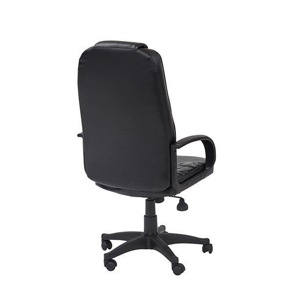 Pracovní židle na kolečkách Pres, černá-image-1