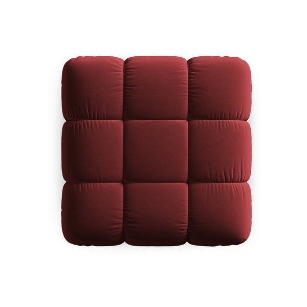 Punane sametist jalatugi Bellis - Micadoni Home-image-4