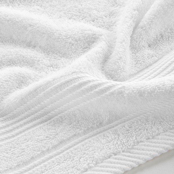 Valge frotee puuvillane rätik 30x50 cm Tendresse - douceur d'intérieur-image-2