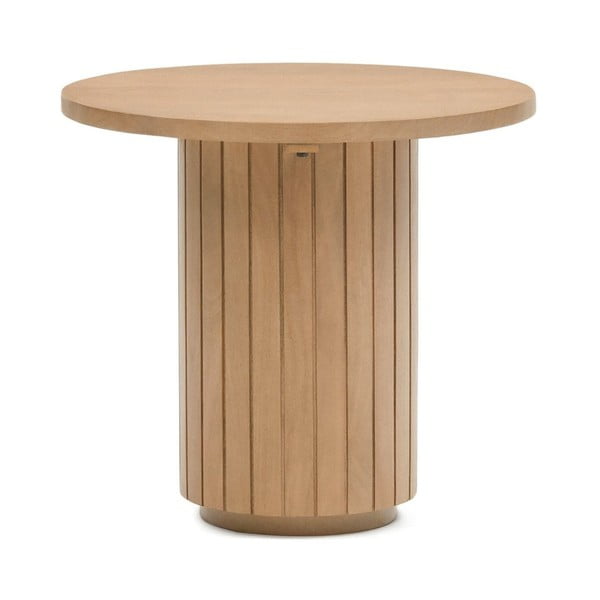 Ümmargune hoiulaud mangopuidust ø 60 cm Licia - Kave Home