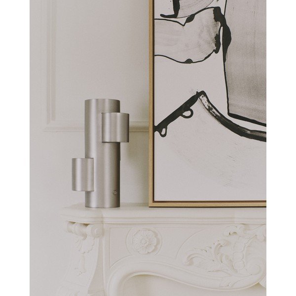 Hõbedane metallist hämardatav LED-laualamp (kõrgus 26,5 cm) Adrina - Kave Home-image-4