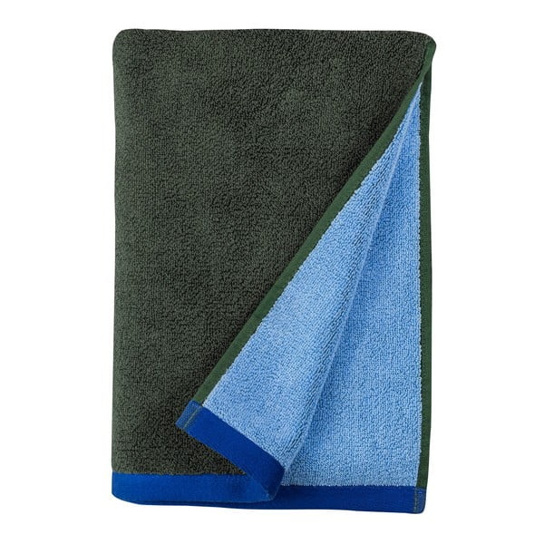 Tumerohelised/sinised orgaanilisest puuvillast froteerätikud 2tk komplektis 40x55 cm Soft - Mette Ditmer Denmark