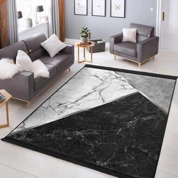 Valge-must vaip 80x150 cm - Mila Home-image-1