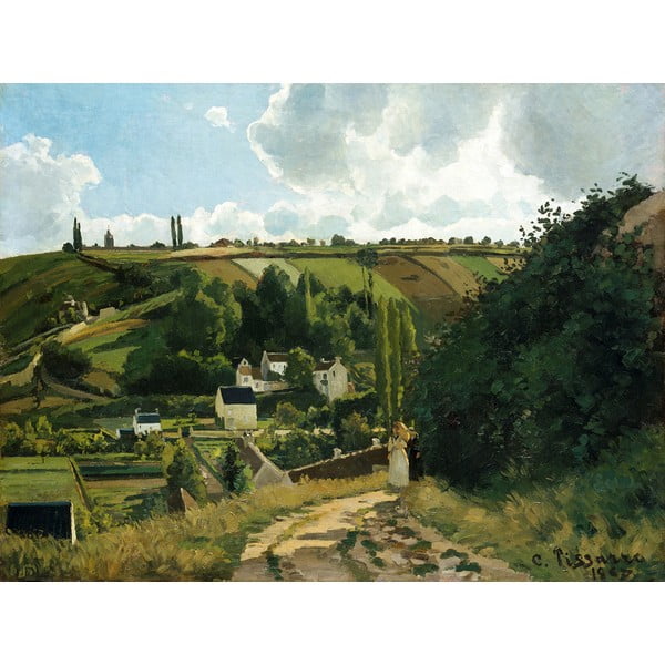 Reproduktsioon Camille Pissarro - Jalais Hill Pontoise, 80 x 60 cm. Camille Pissarro - Jalais Hill, Pontoise - Fedkolor