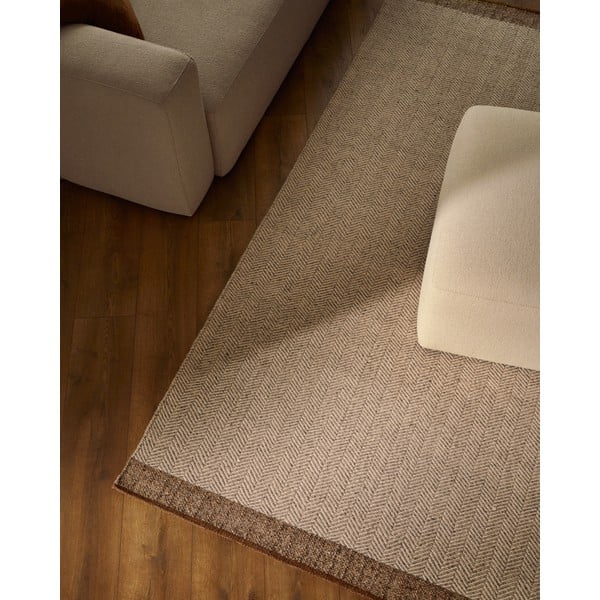 Beež villane vaip 160x230 cm Nifelia - Kave Home-image-2