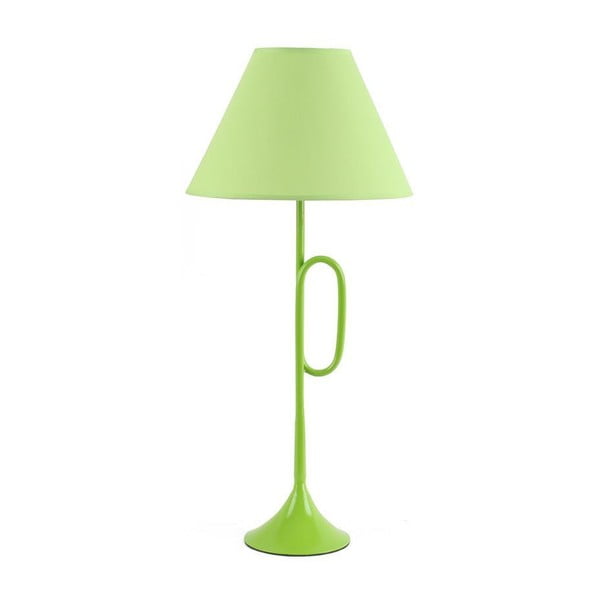 Kovová lampa 55 cm, zelená