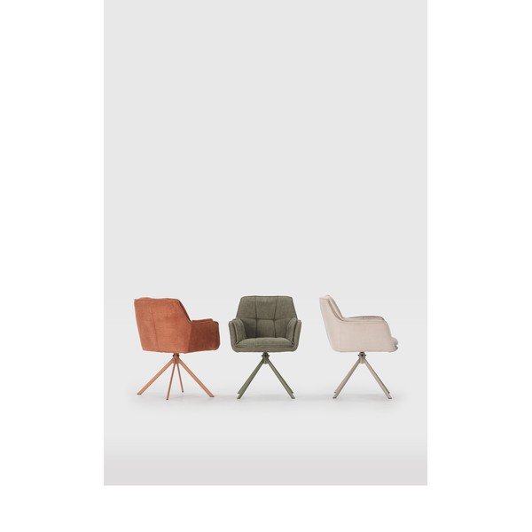 Rohelised polsterdatud söögitoolid 2 tk komplektis Keiko - Marckeric-image-1