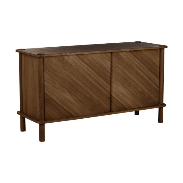 Pruun tammepuidust lükandustega kummut 135x73,5x48 cm Italic - UMAGE-image-2